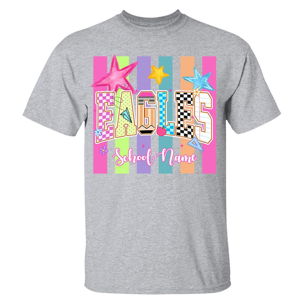 School Mascot Shirt Preppy - Custom Your Mascot School Spirit NA04 Nh00