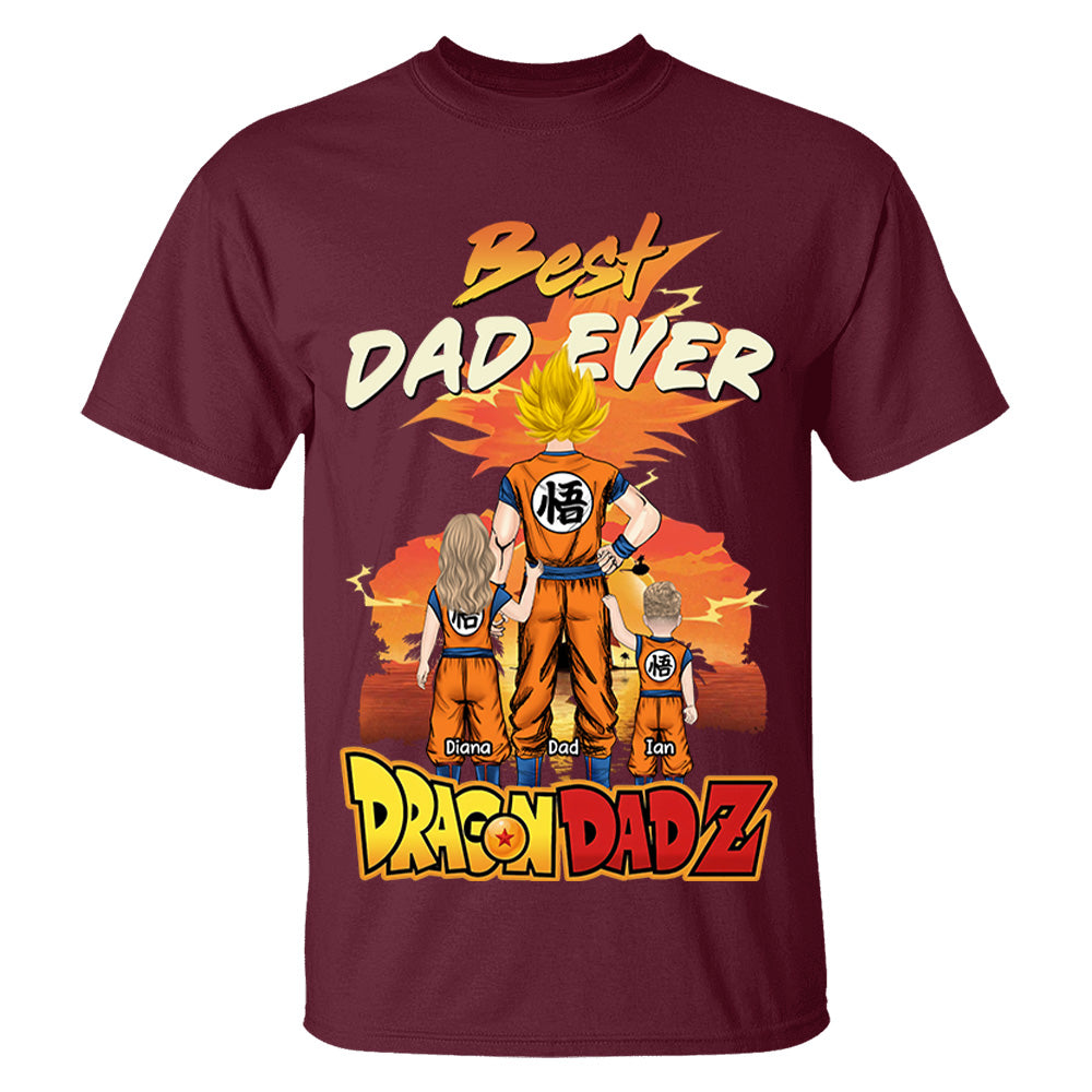Personalized DragonDad Best Dad Ever Shirt, Gift For Dad, Father's Day L0411 VH01 