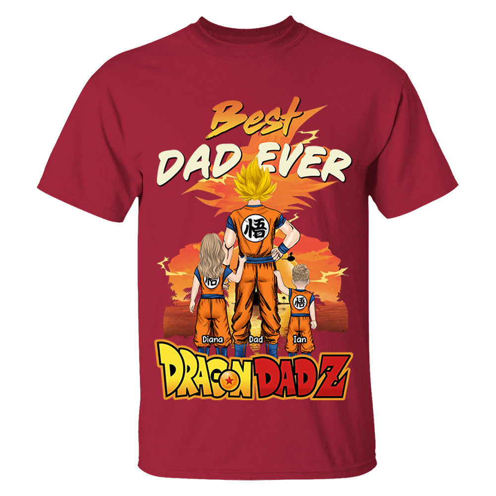 Personalized DragonDad Best Dad Ever Shirt, Gift For Dad, Father's Day L0411 VH01 