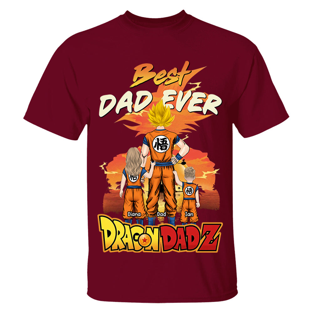 Personalized DragonDad Best Dad Ever Shirt, Gift For Dad, Father's Day L0411 VH01 