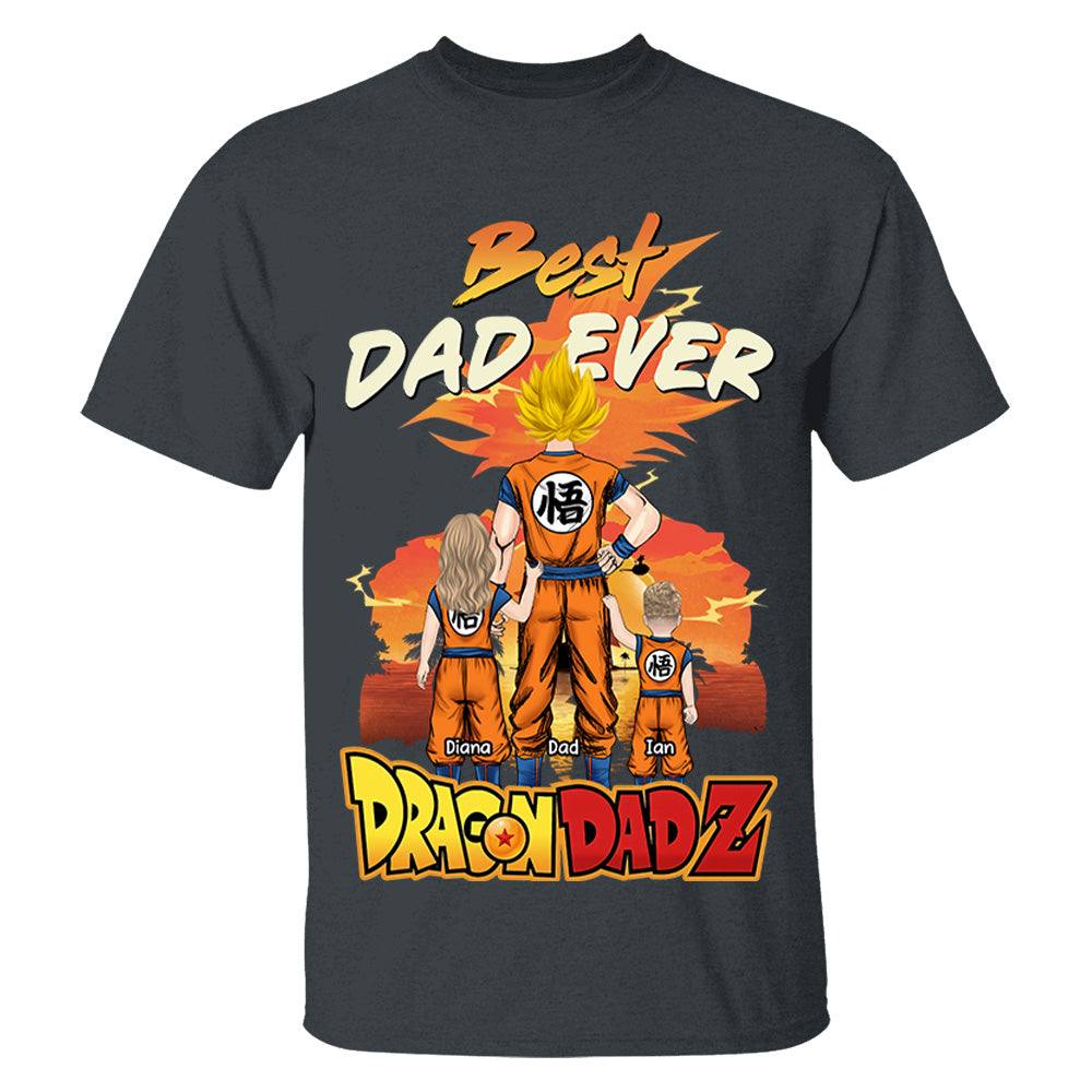 Personalized DragonDad Best Dad Ever Shirt, Gift For Dad, Father's Day L0411 VH01 