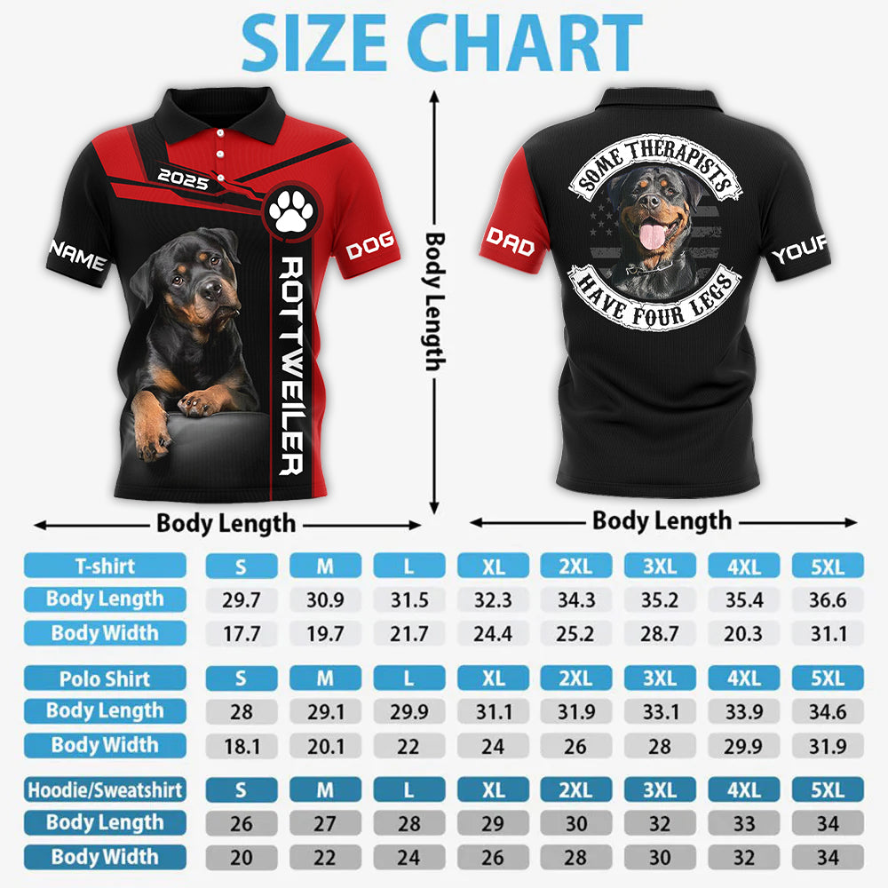 Some Therapists Have Four Legs, Personalized Dog Dad Mom Shirt , Gift For Dog Lovers T1807