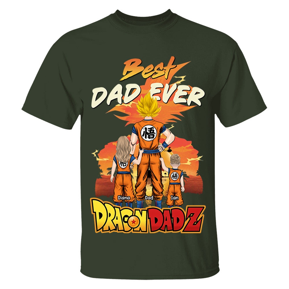 Personalized DragonDad Best Dad Ever Shirt, Gift For Dad, Father's Day L0411 VH01 