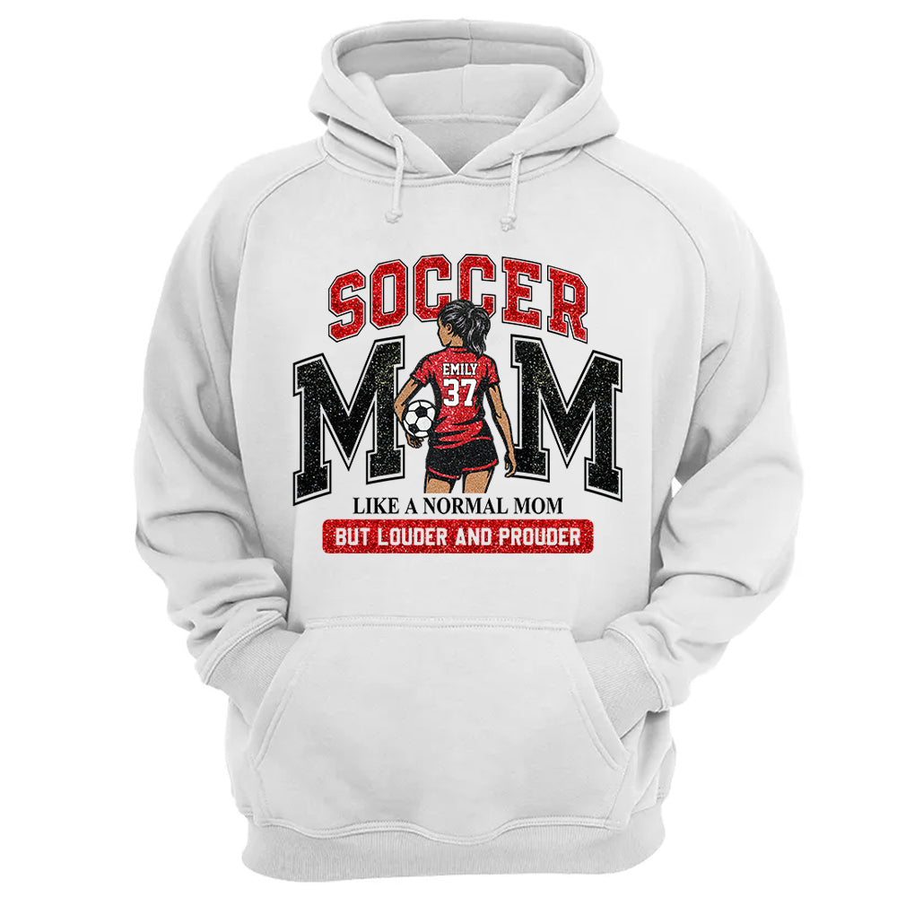 Personalized Soccer Mom Shirt, Custom Soccer Sports Mom Nickname Shirt, Gift For Sports Family T1807 Pt99