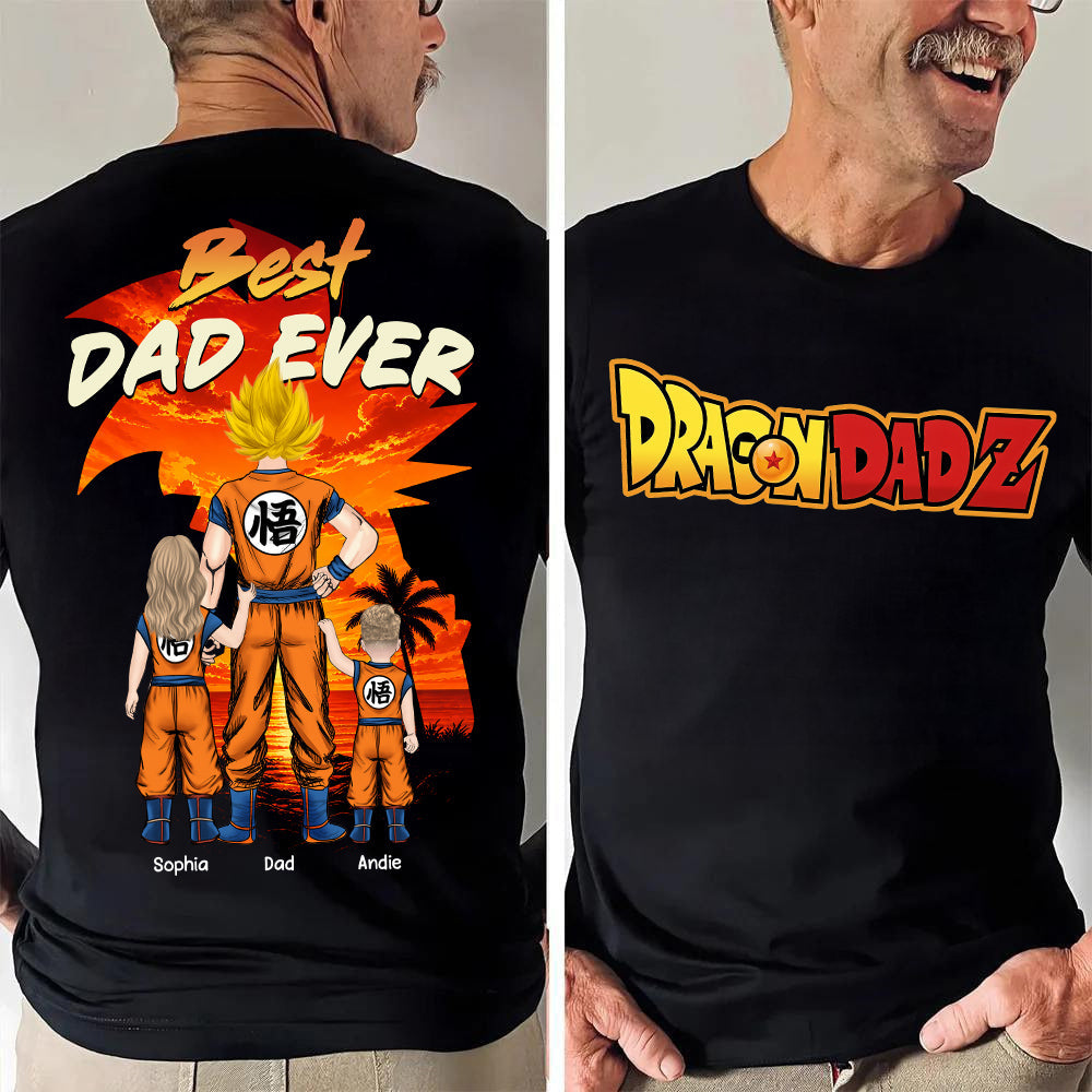 Custom DragonDad Best Dad Ever Shirt, Father's Day 2026 L0411 VH01