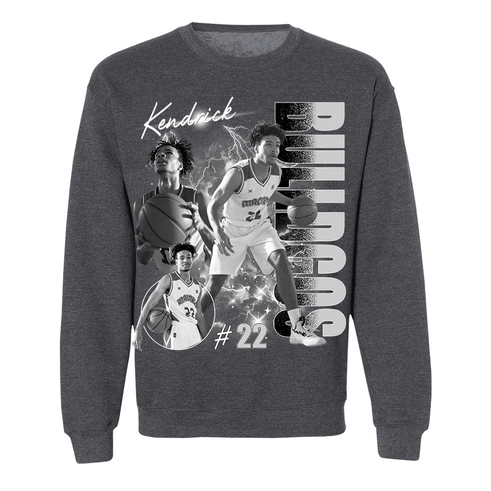 Personalized Photo Basketball Player Shirt - Custom Team Name School Name Bootleg Shirt T1807 Pt99