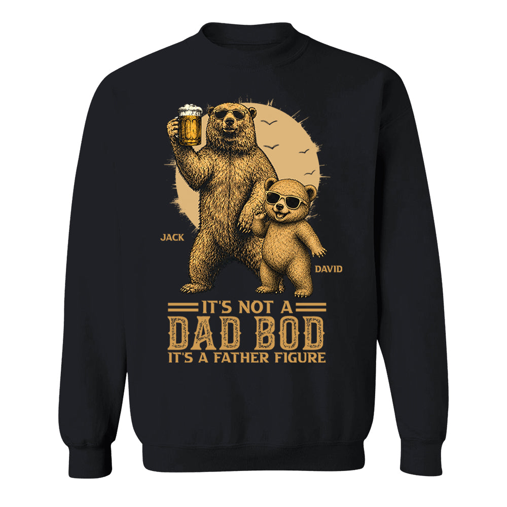 Personalized It's Not A Dad Bod It's A Father Figure Shirt, Father's Day - Papa Bear And Cubs, Gift For Dad Pt99