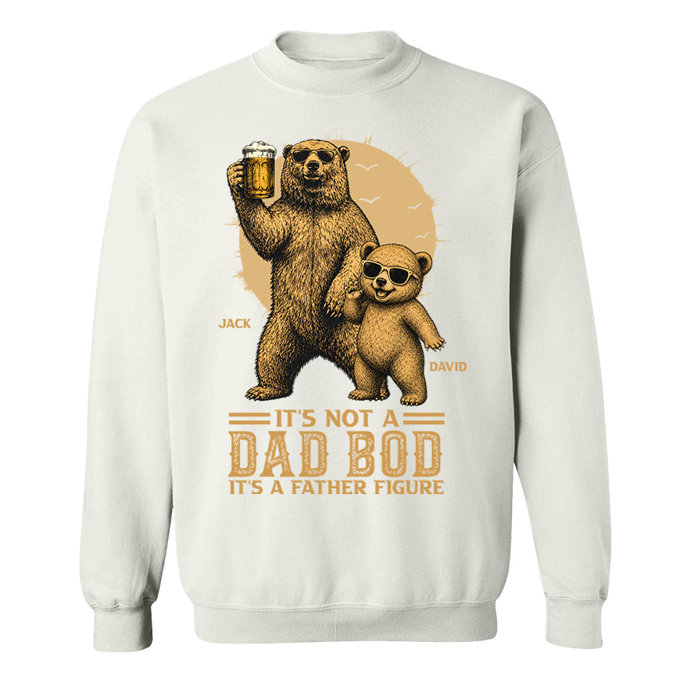 Personalized It's Not A Dad Bod It's A Father Figure Shirt, Father's Day - Papa Bear And Cubs, Gift For Dad Pt99