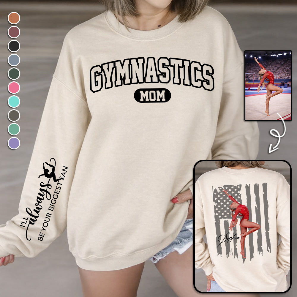 Gymnastics Mom - My Heart Is On That Floor- Personalized Shirt For Gymnastics Family A2110 Pt99