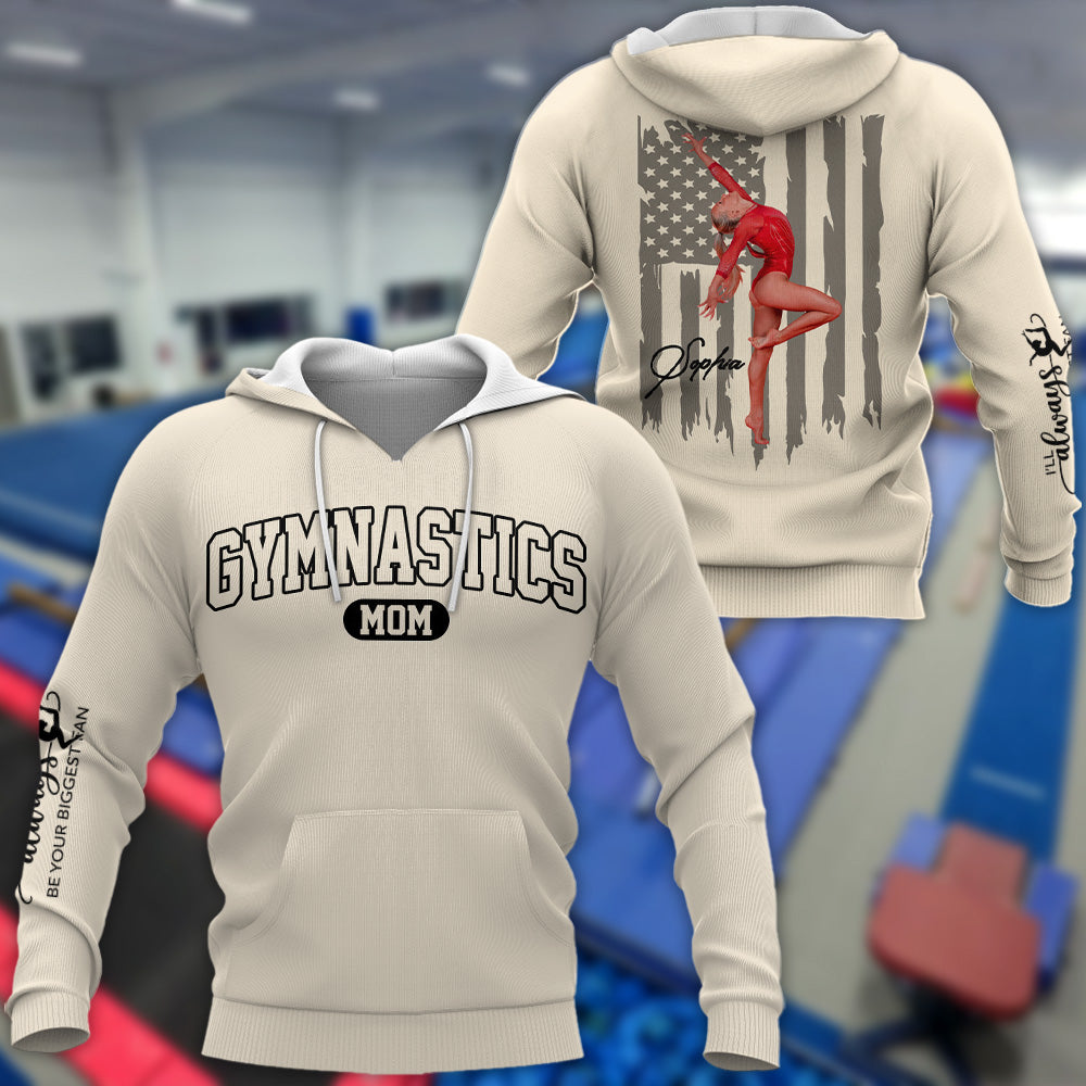 Gymnastics Mom - My Heart Is On That Floor- Personalized Shirt For Gymnastics Family A2110 Pt99