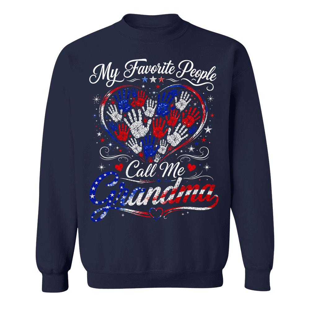 Personalized My Favorite People Call Me Grandma 250 Years American Shirt Hv01