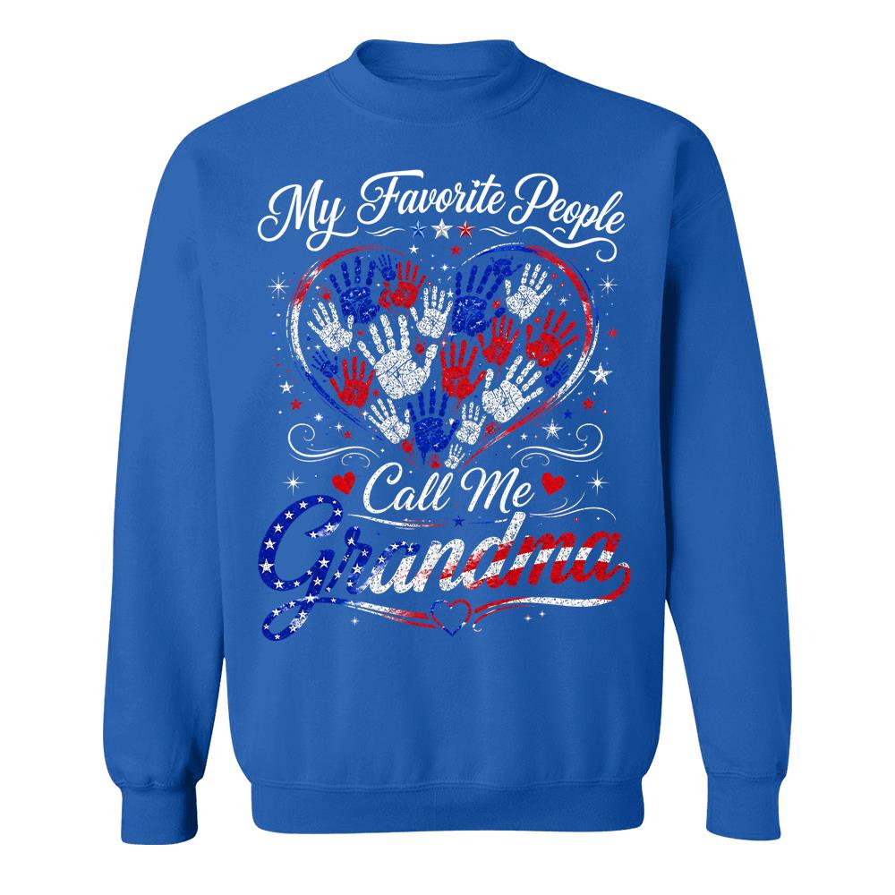 Personalized My Favorite People Call Me Grandma 250 Years American Shirt Hv01