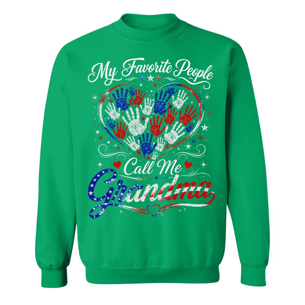 Personalized My Favorite People Call Me Grandma 250 Years American Shirt Hv01