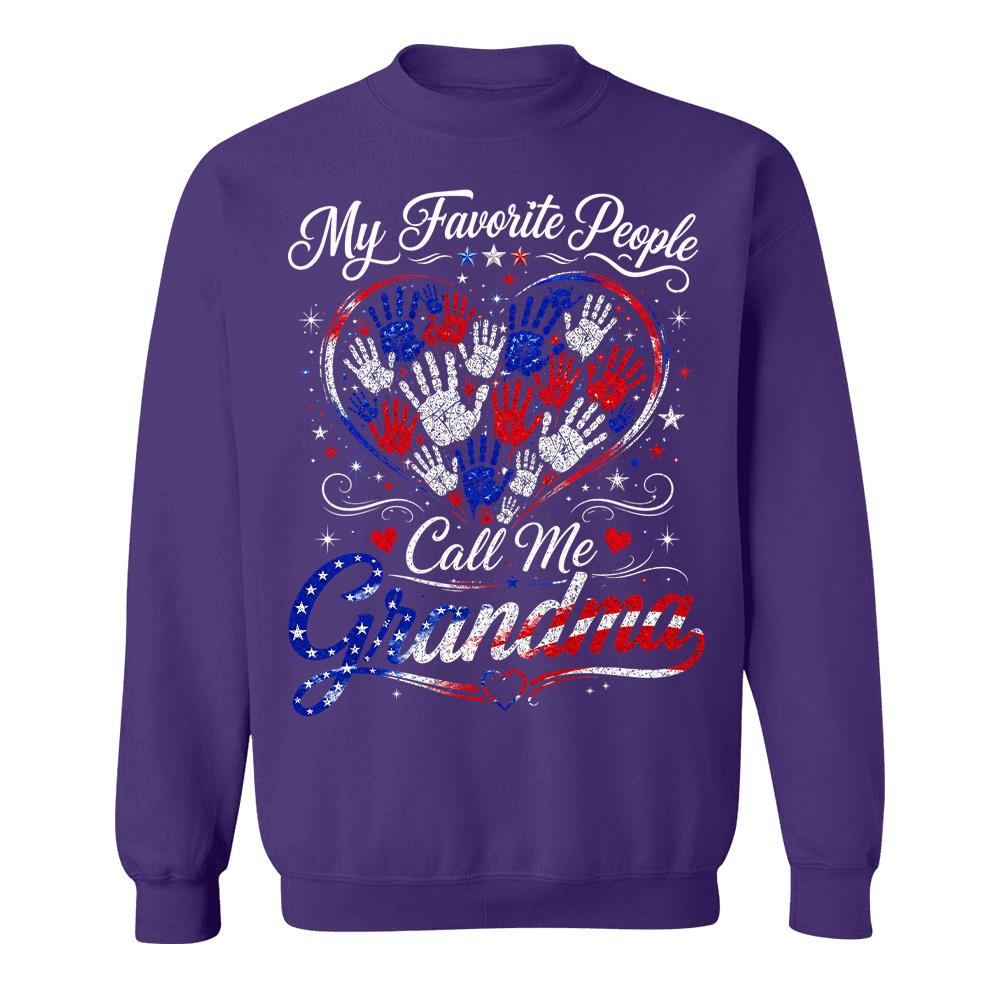 Personalized My Favorite People Call Me Grandma 250 Years American Shirt Hv01