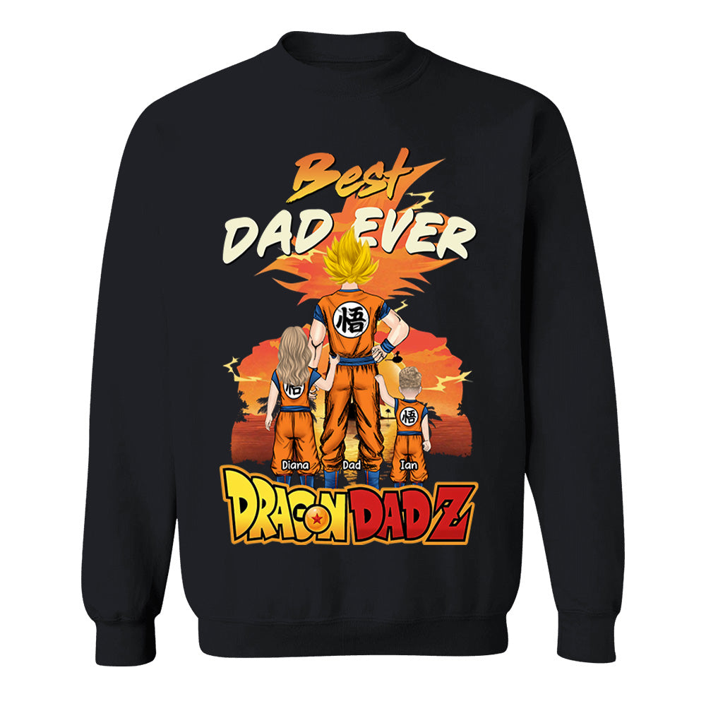 Personalized DragonDad Best Dad Ever Shirt, Gift For Dad, Father's Day L0411 VH01 