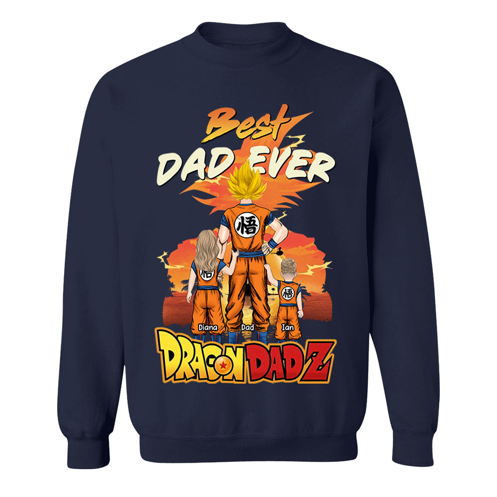 Personalized DragonDad Best Dad Ever Shirt, Gift For Dad, Father's Day L0411 VH01 