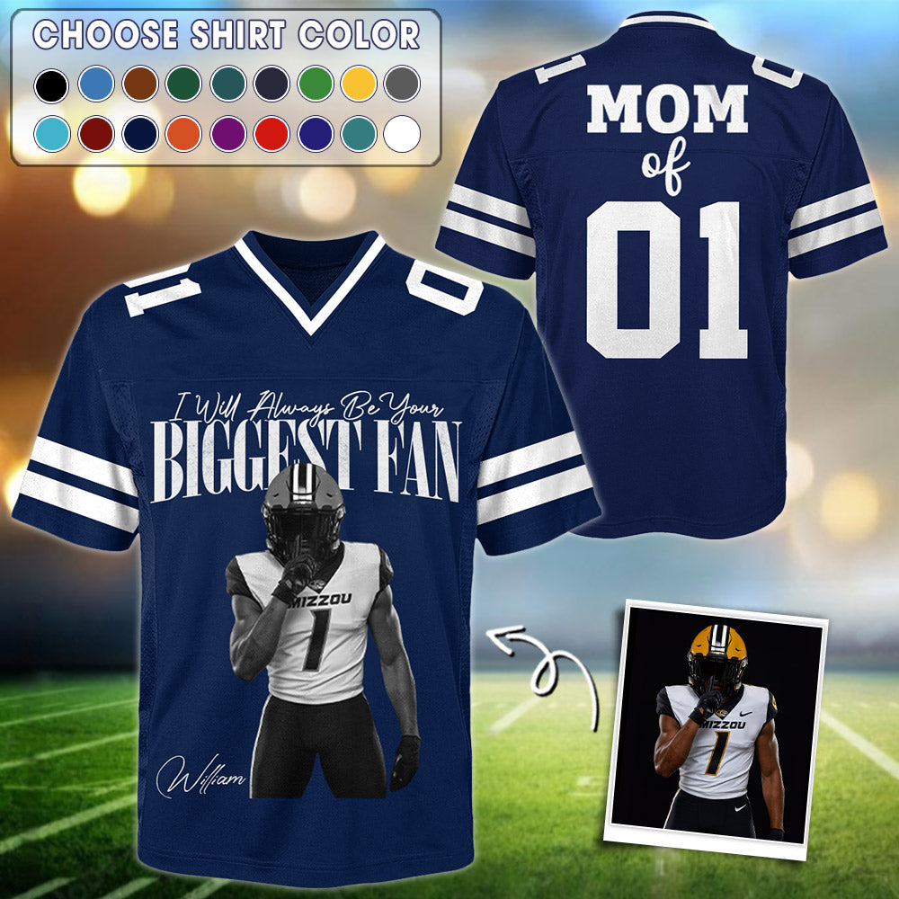 I'll Always Be Your Biggest Fan -  Retro Bootleg Jersey For Football Players NA04 Li29