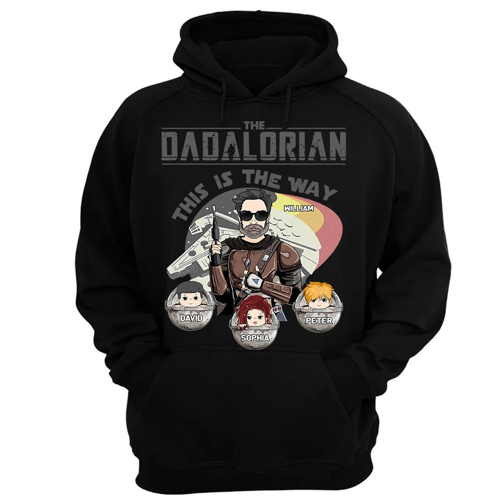 The Dadalorian This Is The Way Personalized Shirt Gift For Dad - Custom Father's Day Gift 2026 Vr3 Hv01