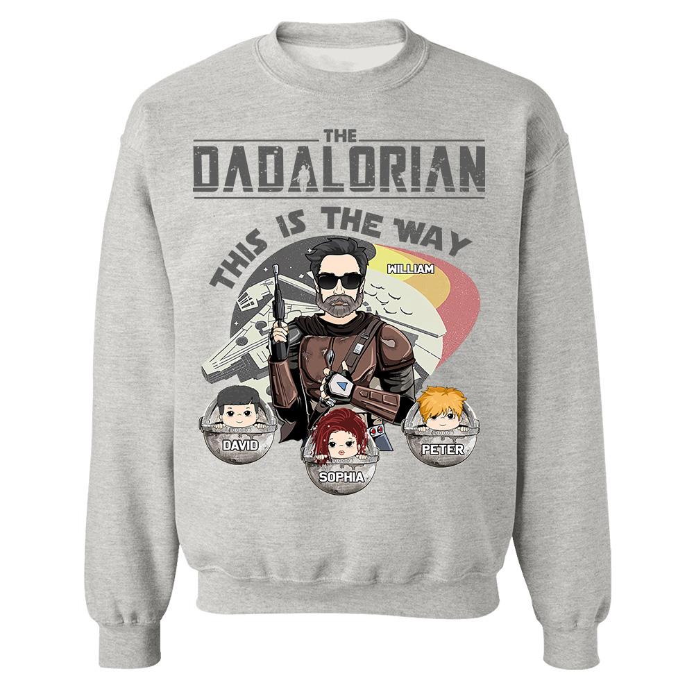 The Dadalorian This Is The Way Personalized Shirt Gift For Dad - Custom Father's Day Gift 2026 Vr3 Hv01