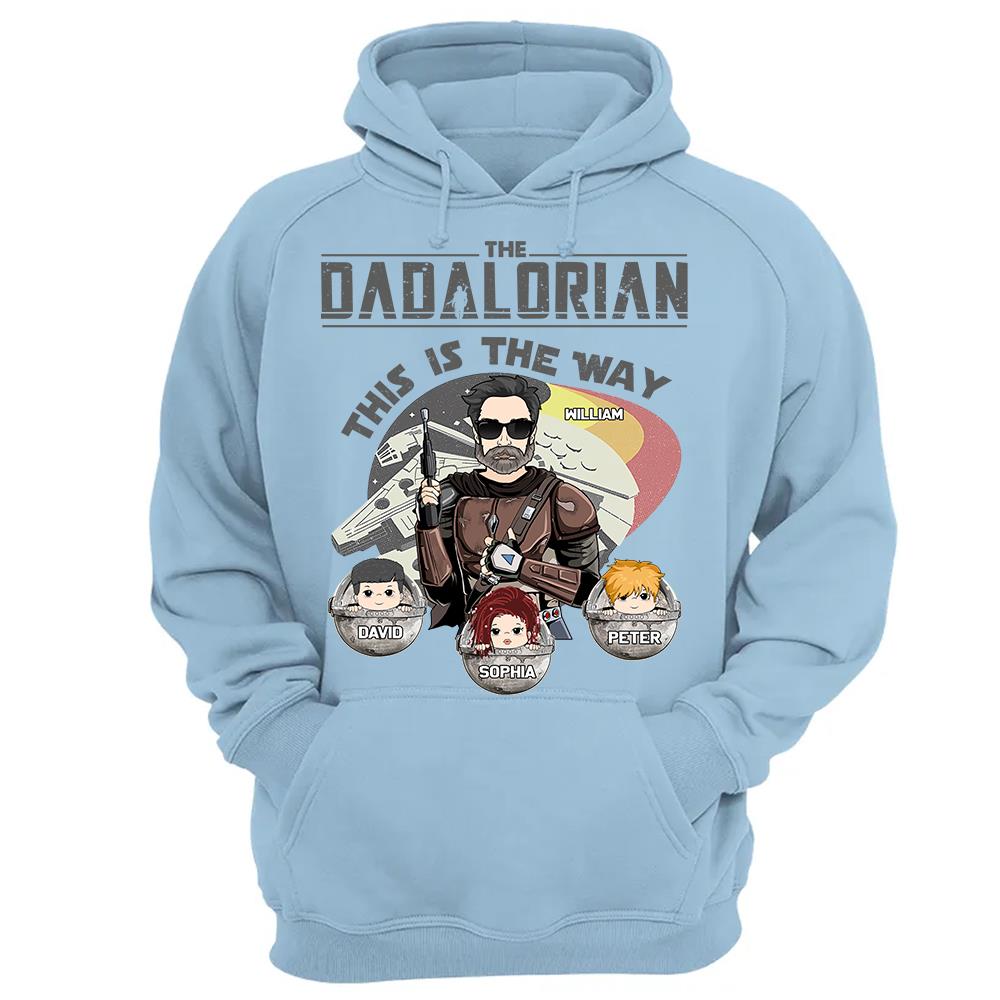 The Dadalorian This Is The Way Personalized Shirt Gift For Dad - Custom Father's Day Gift 2026 Vr3 Hv01