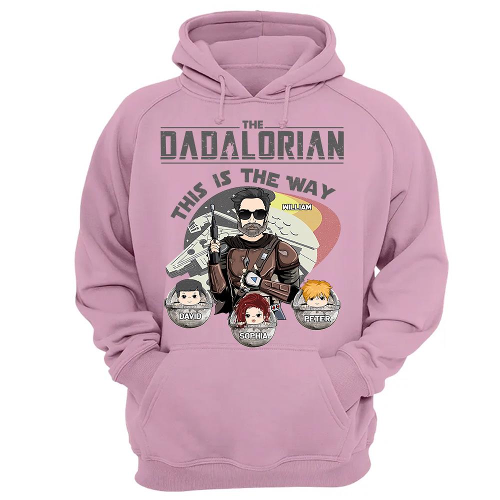 The Dadalorian This Is The Way Personalized Shirt Gift For Dad - Custom Father's Day Gift 2026 Vr3 Hv01