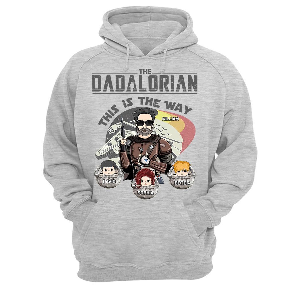 The Dadalorian This Is The Way Personalized Shirt Gift For Dad - Custom Father's Day Gift 2026 Vr3 Hv01