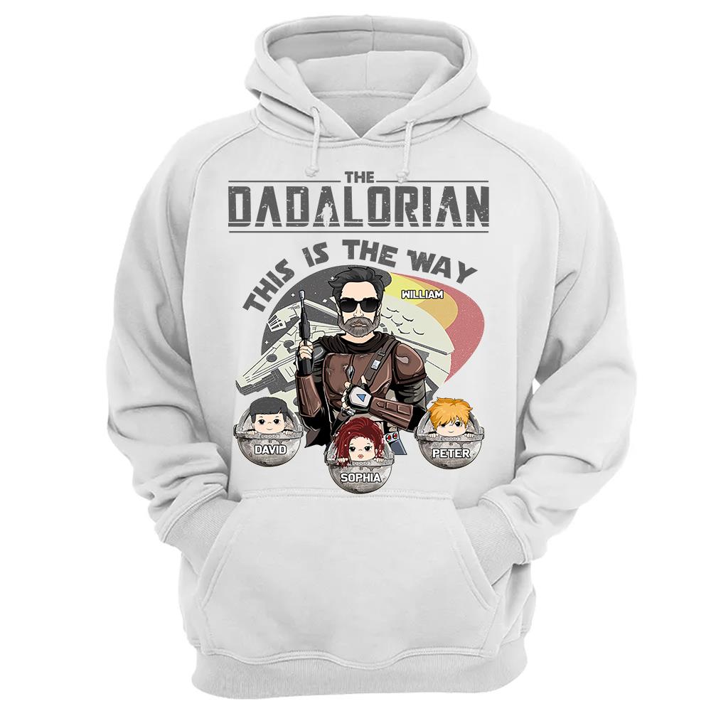 The Dadalorian This Is The Way Personalized Shirt Gift For Dad - Custom Father's Day Gift 2026 Vr3 Hv01
