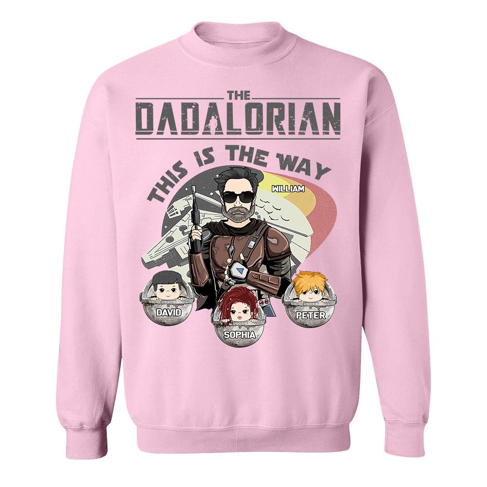 The Dadalorian This Is The Way Personalized Shirt Gift For Dad - Custom Father's Day Gift 2026 Vr3 Hv01