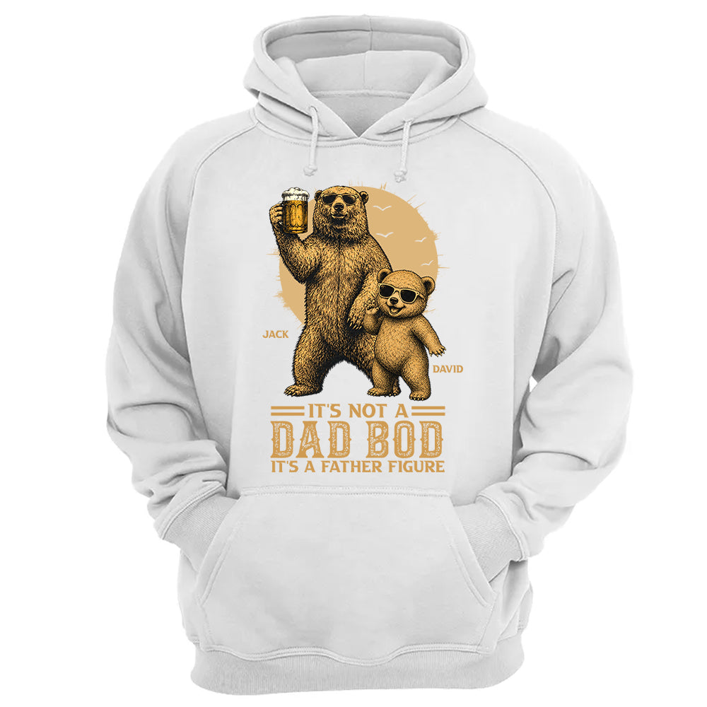 Personalized It's Not A Dad Bod It's A Father Figure Shirt, Father's Day - Papa Bear And Cubs, Gift For Dad Pt99