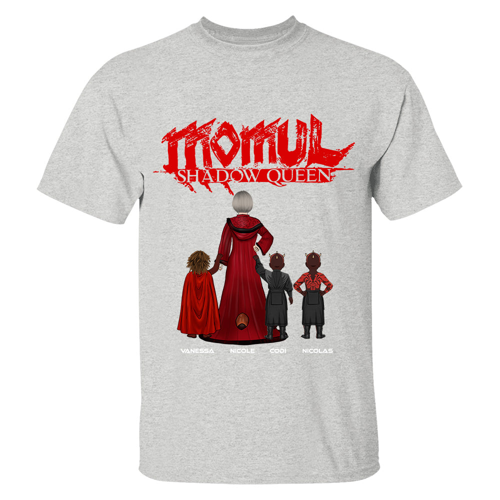 Personalized Momul Shadow Queen Shirt For Mom - Custom Mother's Day Gift 2026