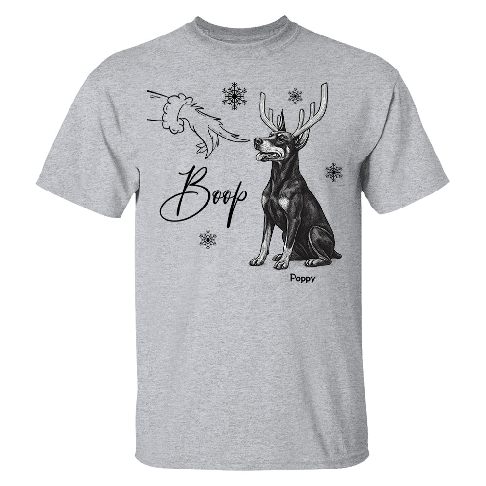 Boop Dog, Custom Photo Dog Christmas Shirt,  Gift For Dog Lovers T1807 Pt99