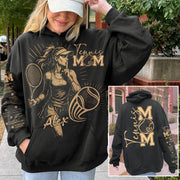 Personalized Bleach Style Tennis Player Shirt For Tennis Mom Li29
