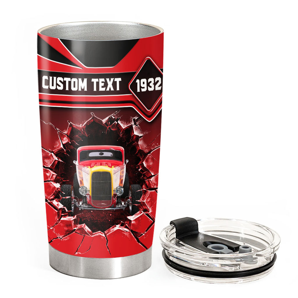 This Is How I Roll - Custom Photo Hot Rods Tumbler - Gift for Father's Day, Car Lovers A2110