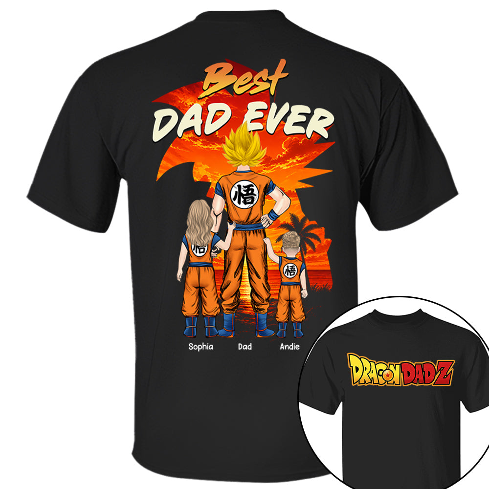 Custom DragonDad Best Dad Ever Shirt, Father's Day 2026 L0411 VH01