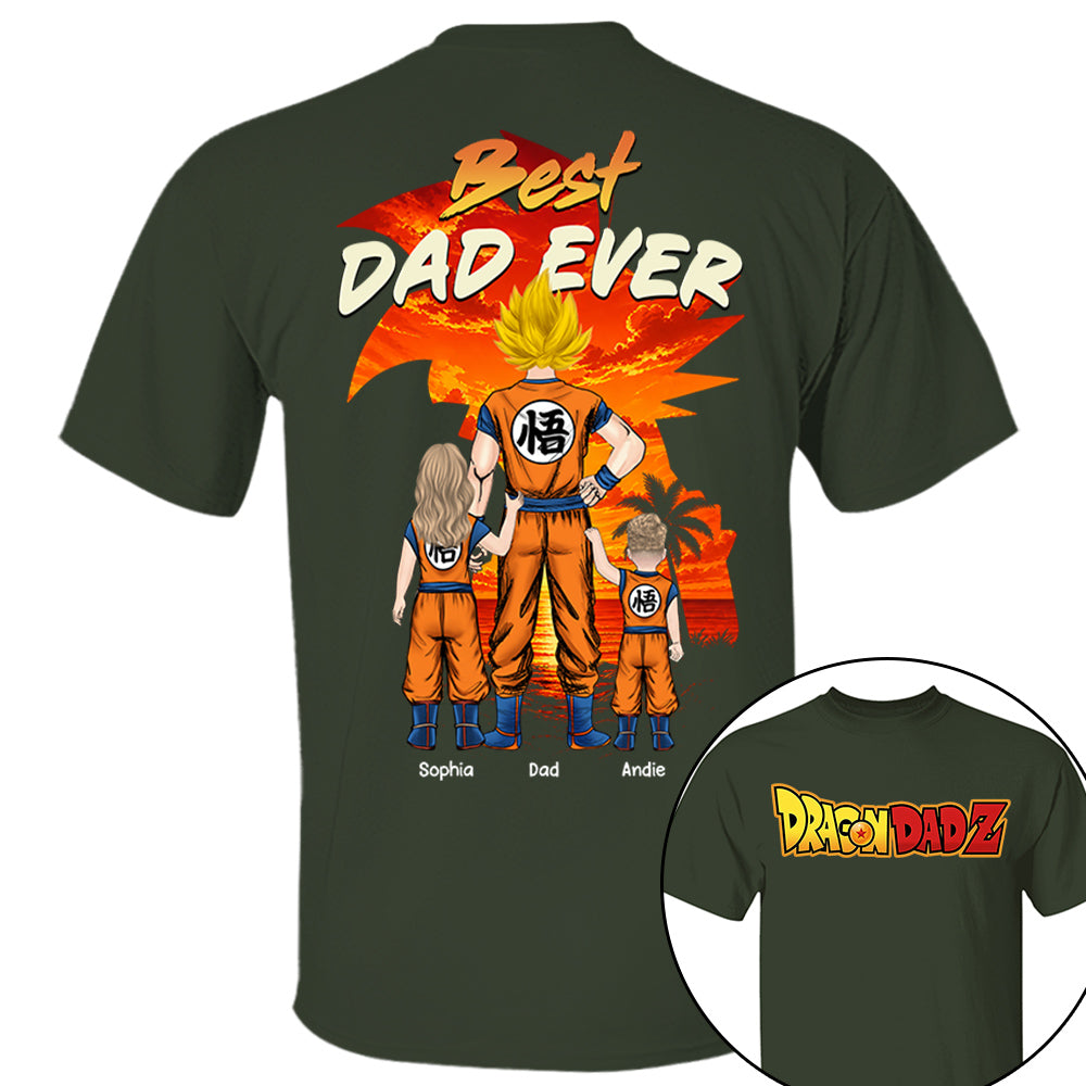 Custom DragonDad Best Dad Ever Shirt, Father's Day 2026 L0411 VH01
