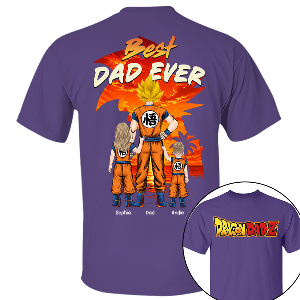 Custom DragonDad Best Dad Ever Shirt, Father's Day 2026 L0411 VH01