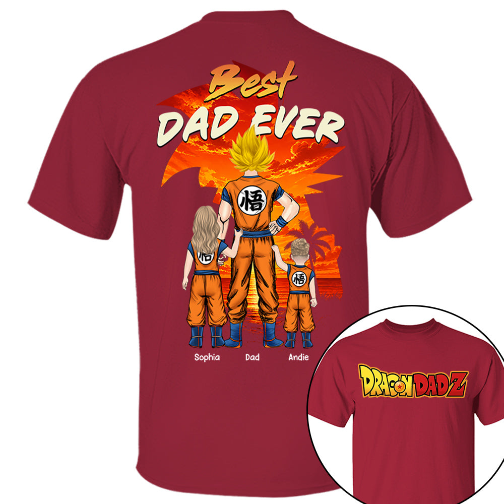 Custom DragonDad Best Dad Ever Shirt, Father's Day 2026 L0411 VH01
