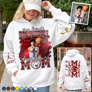 My Favorite Basketball Calls Me Mom - Personalized All Over Print Shirt For Basketball Mom Basketball Family T1807