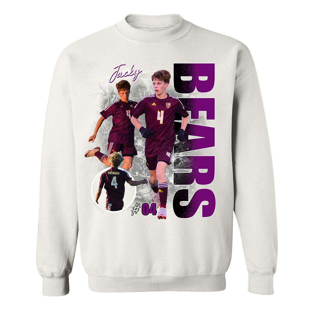 Custom Photo Soccer Player Shirt - Personalized Team Name School Name Bootleg Shirt Ver2 Na02 Pt99