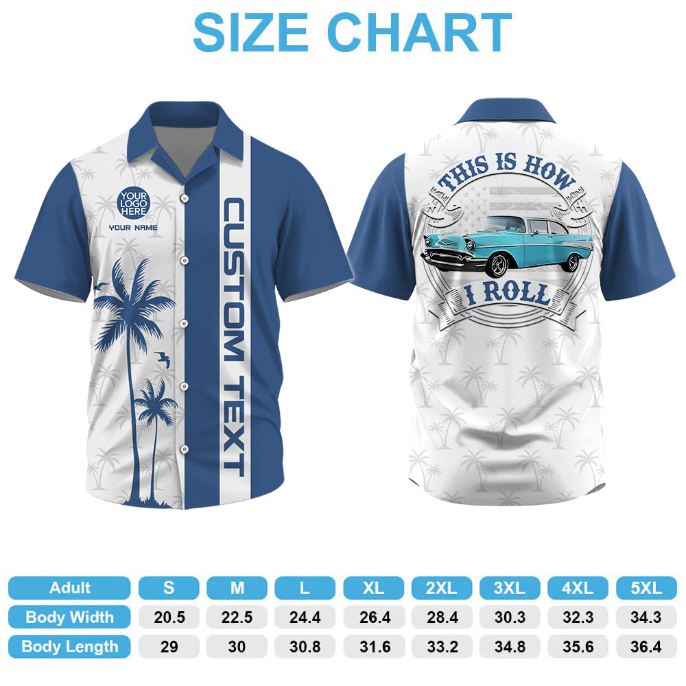 Custom Car's Photo Hawaiian Shirt - Gift for Car Lovers A2110 Pt99