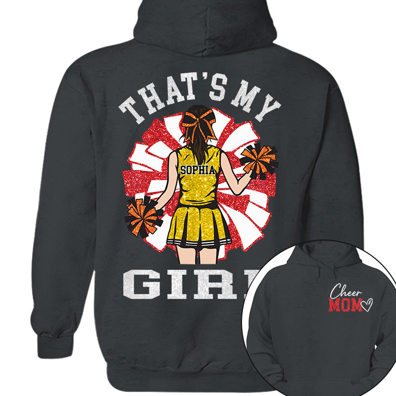 Personalized Cheer Mom Mom Shirt That's My Girl Shirt Gift For Cheerleader Family T1807