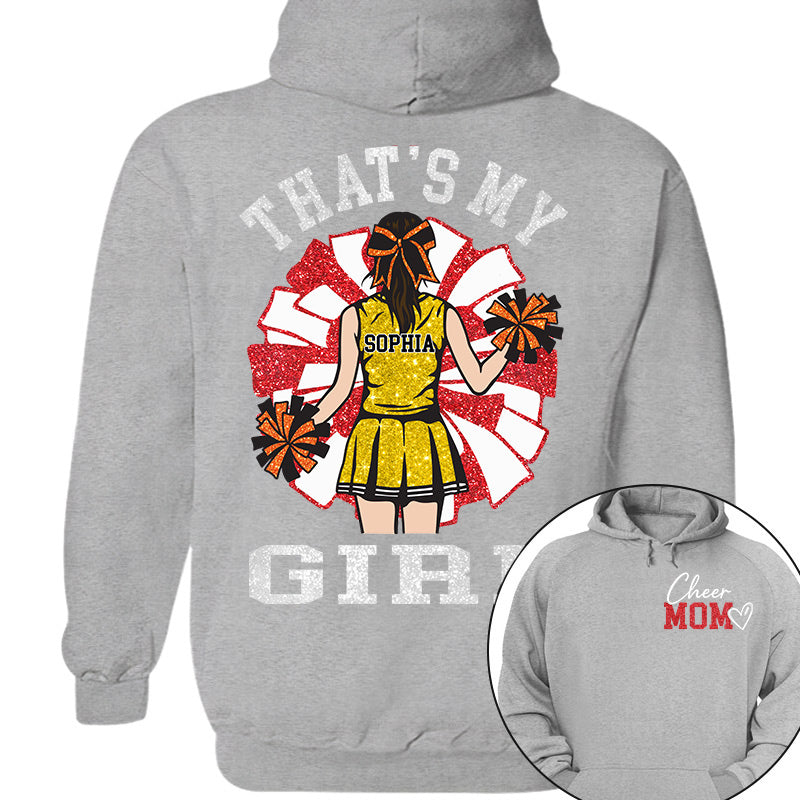 Personalized Cheer Mom Mom Shirt That's My Girl Shirt Gift For Cheerleader Family T1807