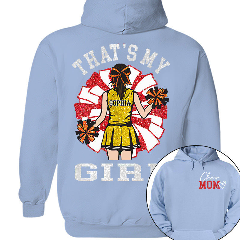 Personalized Cheer Mom Mom Shirt That's My Girl Shirt Gift For Cheerleader Family T1807