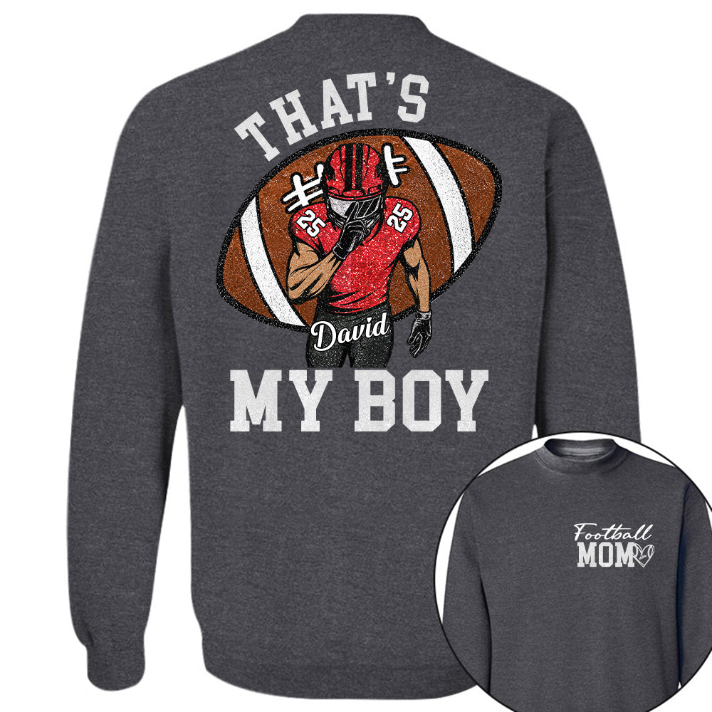 Personalized Football Mom Football Grandma Shirt Those Are My Kids Shirt Gift For Sport Family T1807 T24