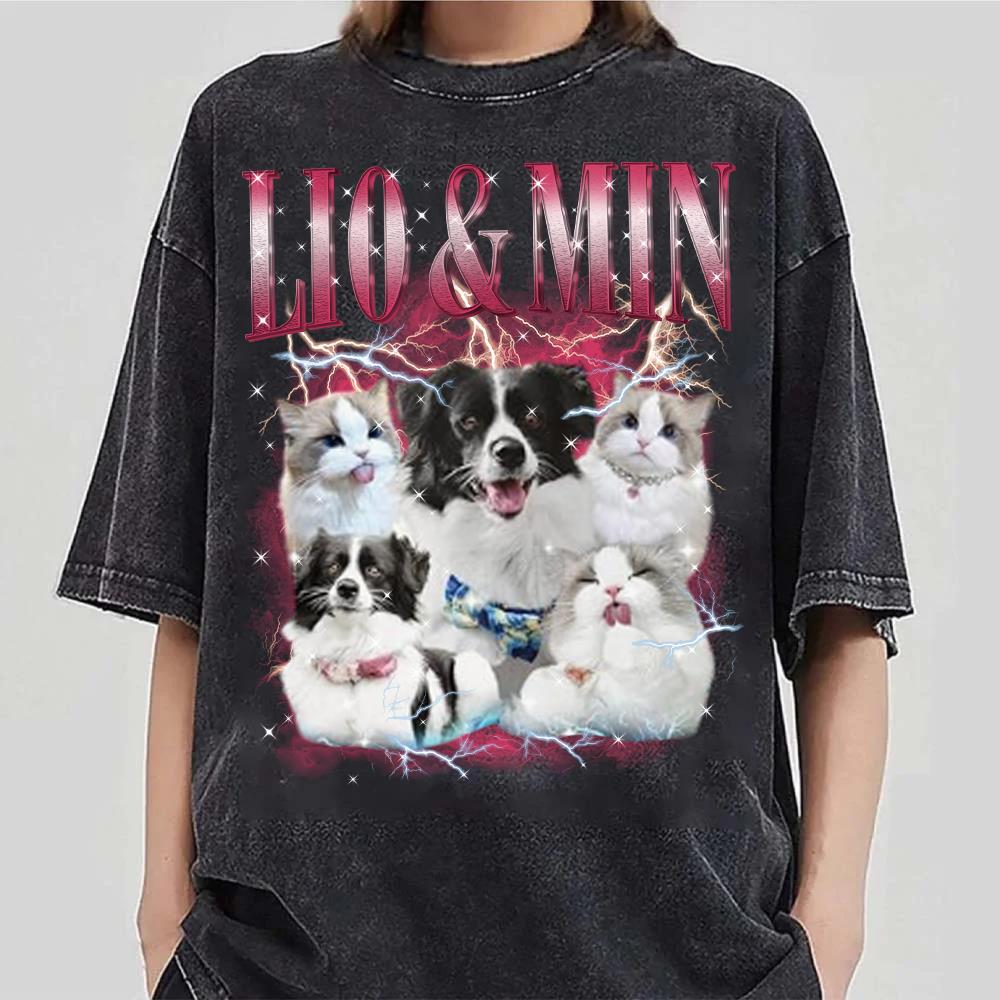 Custom Your Own Bootleg Rap Shirts for Boyfriend Girlfriend Face Shirt with Photo Gift for Him Her Pet Lovers Nh00