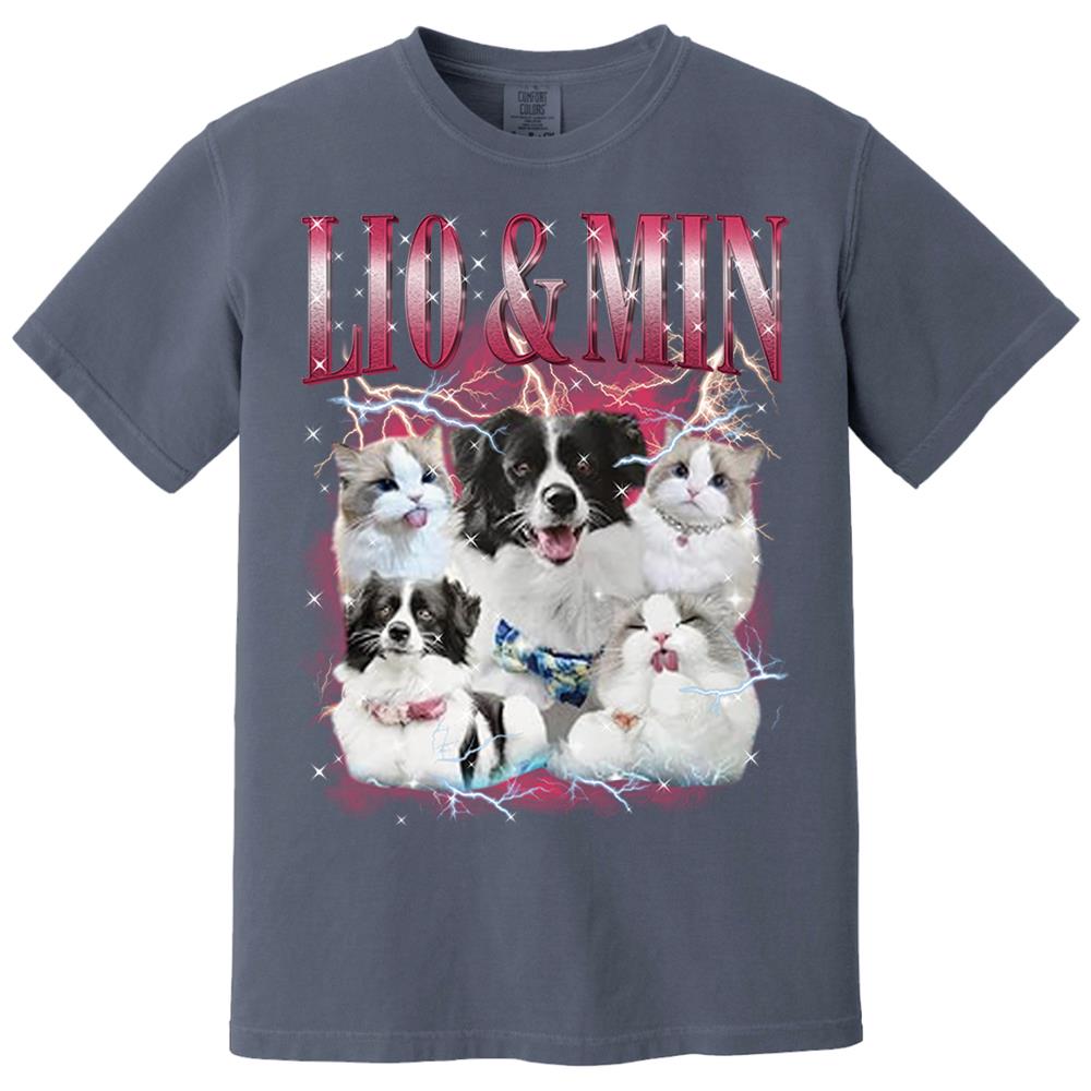 Custom Your Own Bootleg Rap Shirts for Boyfriend Girlfriend Face Shirt with Photo Gift for Him Her Pet Lovers Nh00