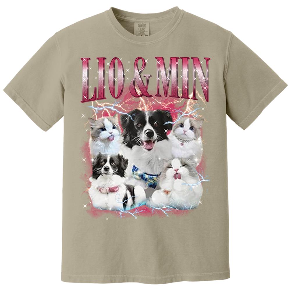 Custom Your Own Bootleg Rap Shirts for Boyfriend Girlfriend Face Shirt with Photo Gift for Him Her Pet Lovers Nh00