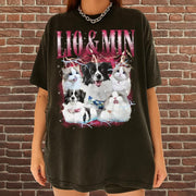 Custom Your Own Bootleg Rap Shirts for Boyfriend Girlfriend Face Shirt with Photo Gift for Him Her Pet Lovers Nh00