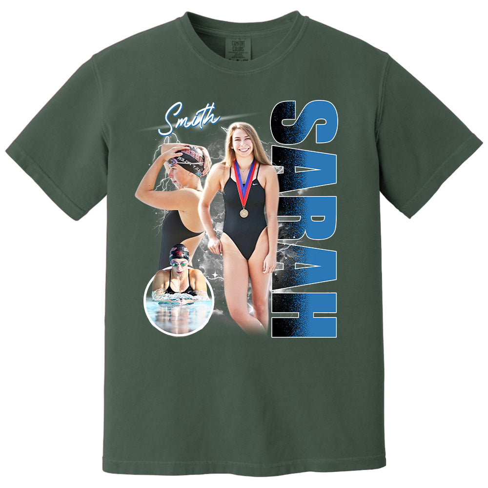 Custom Photo Swimmer Shirt - Gift for Swimming Lovers A2110 Pt99
