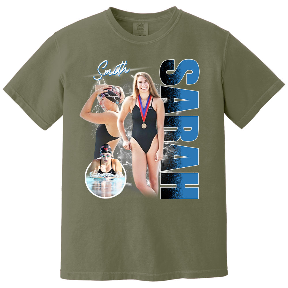 Custom Photo Swimmer Shirt - Gift for Swimming Lovers A2110 Pt99